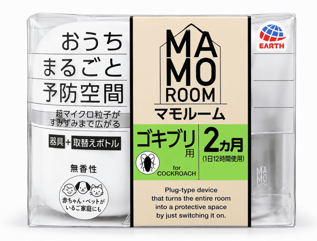 アース マモルーム ゴキブリ用2カ月のパッケージ表面