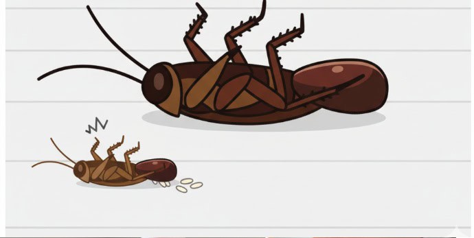 ゴキブリは死んだあとに卵を落とす？